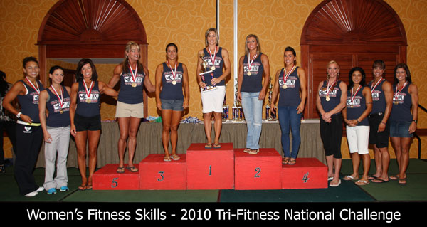 Women’s Fitness Skills Winners – 2010 Tri-Fitness National Challenge