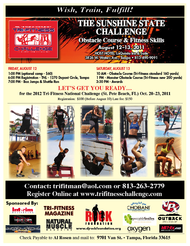 See YOU at the Sunshine State Challenge! Tampa,FL