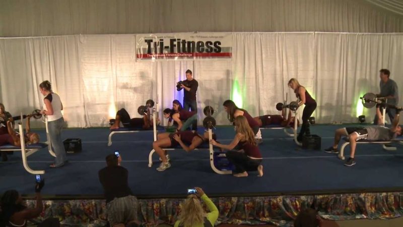 Benchpress at the 2012 Tri-Fitness Nationals